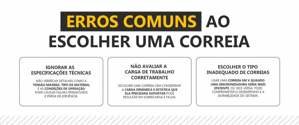 Erros Comuns Ao Escolher Uma Correia